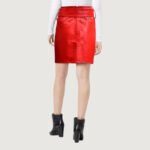 Daisy Ridley Leather Skirt - Image 4