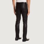Men's Lambskin Leather Pant - Skinny Leather Pant - Image 2