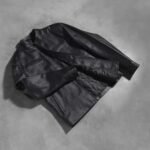 Austere Matte Black Leather Biker Jacket - Image 8