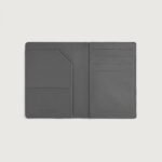 Custom Gray Travel Leather Wallet - Image 4