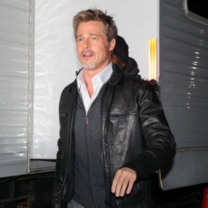 Brad Pitt Leather Jacket
