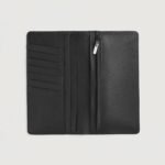 Cameron Black Leather Long Wallet - Image 3