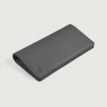 Cameron Grey Leather Long Wallet - Image 3