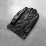 [FS] Classmith Black Leather Coat - Image 7