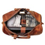 THE BRANDT WEEKENDER SMALL LEATHER DUFFLE BAG - Image 6