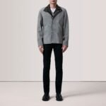 Henrik Grey Suede Cafe Racer - Image 2