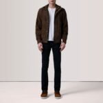 Lester Brown Suede Bomber Jacket - Image 2