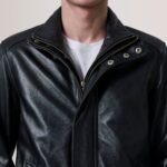 Lester Black Leather Bomber Jacket - Image 6
