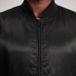 Quinton MA-1 Black Bomber Jacket - Image 6
