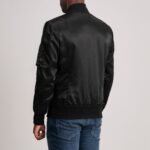 Quinton MA-1 Black Bomber Jacket - Image 5