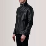 Sean Black Leather Classic Jacket - Image 3