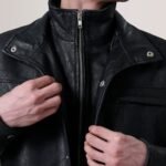 Sean Black Snuffed Classic Jacket - Image 4