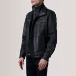 Sean Black Snuffed Classic Jacket - Image 3