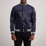 Xander Blue Varsity Jacket