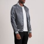 Xander Grey Varsity Jacket - Image 2