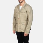 Kajetan Beige Safari Jacket - Image 2