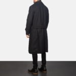 Detective Black Wool Coat - Image 5