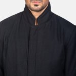 Thomas Black Wool Jacket - Image 6