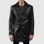 [FS] Classmith Black Leather Coat - Image 3