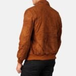 Coffmen Brown Suede A2 Bomber Jacket - Image 5