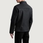Inferno Matte Black Leather Jacket - Image 6