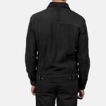 Stallon Black Suede Trucker Jacket - Image 5