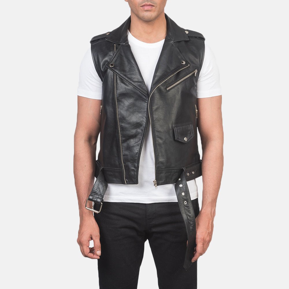 Men_s_Sullivan_Black_Leather_Biker_Vest-3_bb3b6df6-a155-49e7-b7c2-9eaab7a5d3f2 Sullivan Black Leather Biker Vest - Image 1