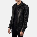 [FS] Legacy Black Leather Biker Jacket - Image 2