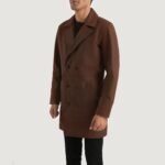 Half Life Brown Leather Coat - Image 2