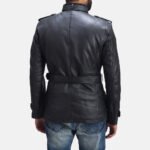 Hunter Black Leather Jacket - Image 4
