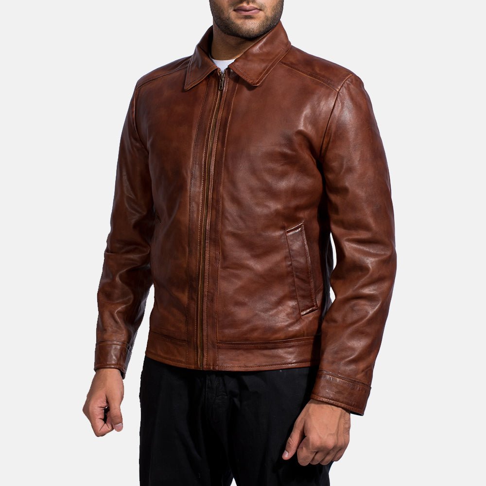 [FS] Inferno Brown Leather Jacket - Image 2