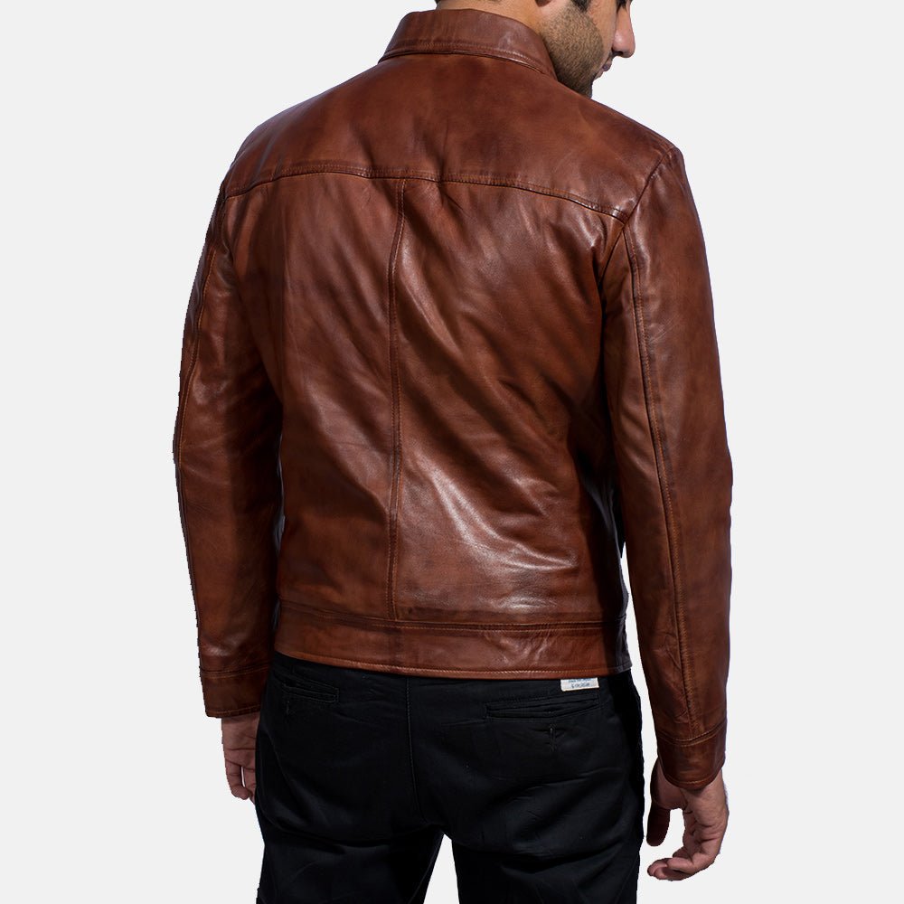 [FS] Inferno Brown Leather Jacket - Image 5