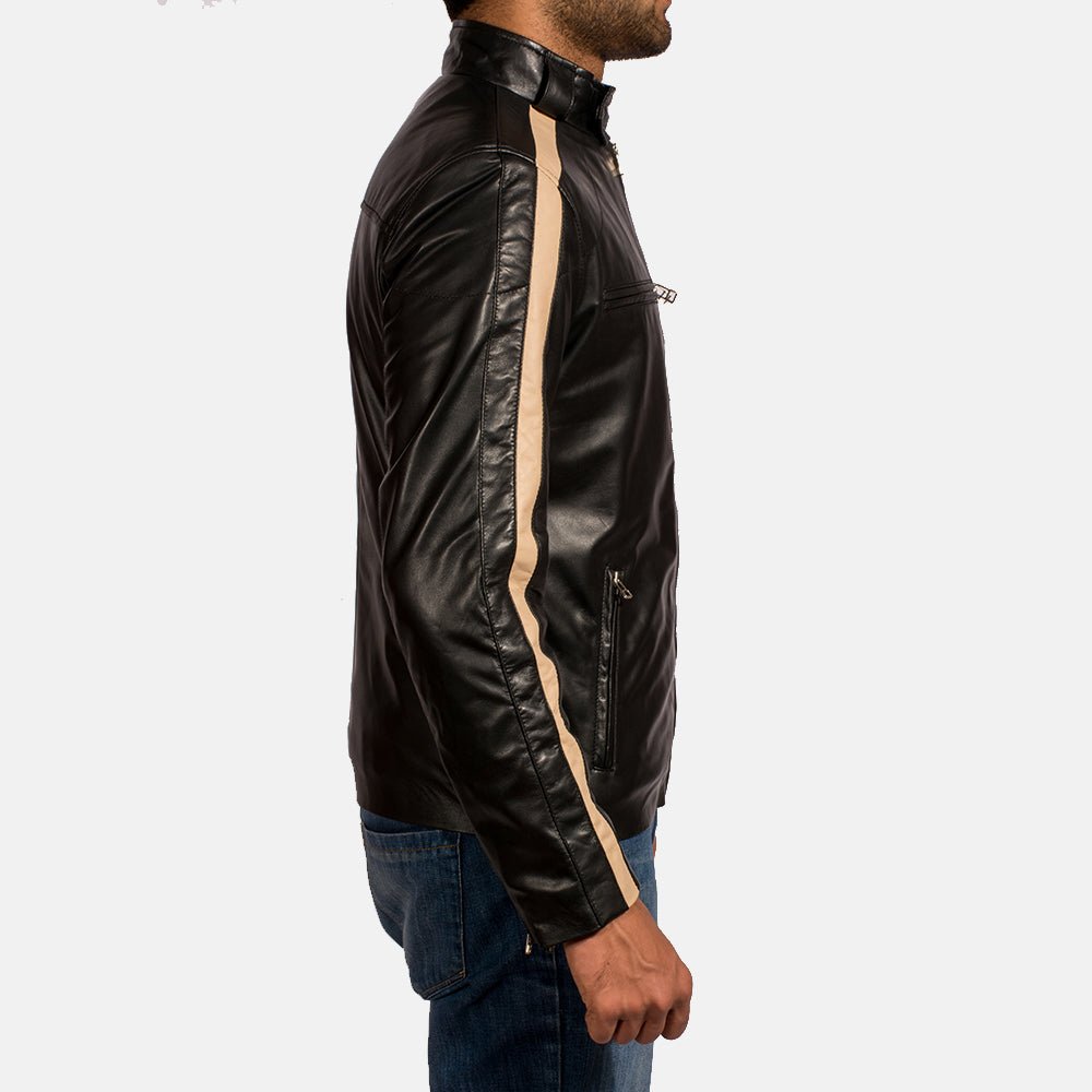 Jack Black Leather Biker Jacket - Image 5