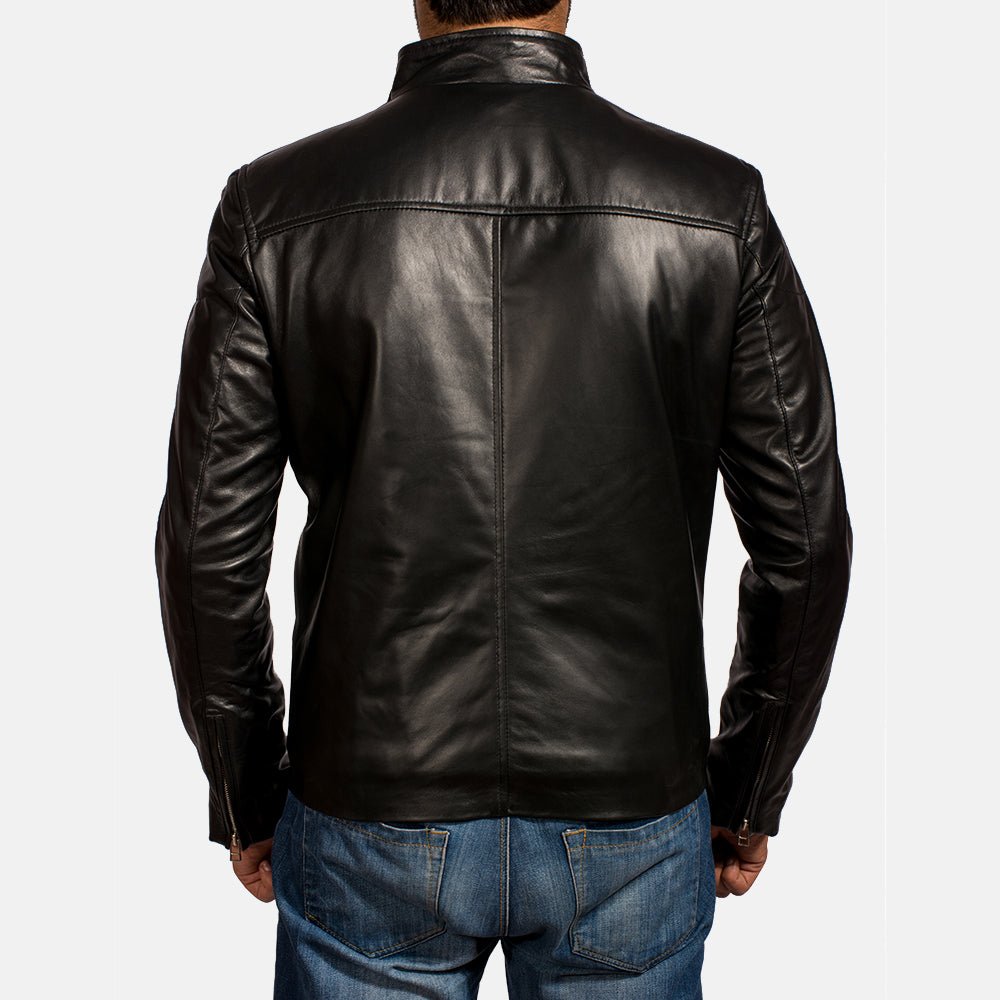 Jack Black Leather Biker Jacket - Image 6