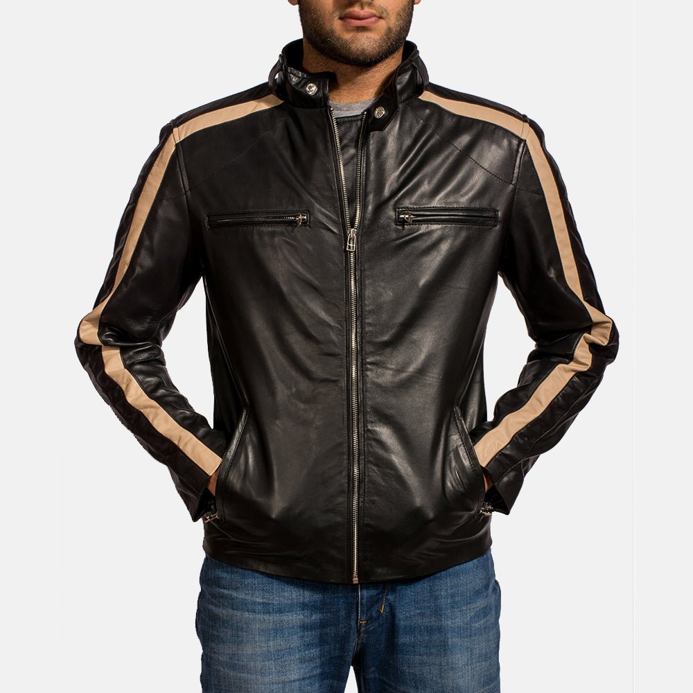 Jack Black Leather Biker Jacket - Image 2