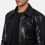 Mystical Black Leather Jacket - Image 6