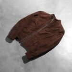 Rumella Mocha Suede Biker Jacket - Image 8