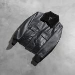 Stella G-1 Black Leather Bomber Jacket - Image 7