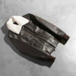 Stella G-1 Brown Leather Bomber Jacket - Image 7