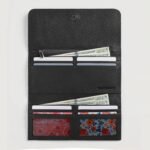 Taylor Black Leather Continental Wallet - Image 5
