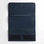 Taylor Blue Leather Continental Wallet - Image 4
