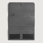 Taylor Grey Leather Continental Wallet - Image 4