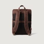 The Bedford Vintage Distressed Brown Leather Backpack - Image 5