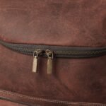 The Bedford Vintage Distressed Brown Leather Backpack - Image 8