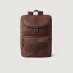 The Bedford Vintage Distressed Brown Leather Backpack