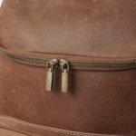 The Bedford Vintage Tan Leather Backpack - Image 8