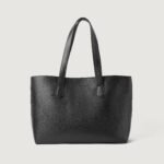 The Bianca Black Leather Tote Bag - Image 3