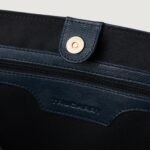 The Bianca Blue Leather Tote Bag - Image 7