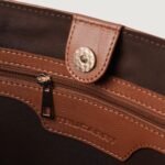 The Bianca Brown Leather Tote Bag - Image 8