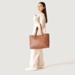 The Bianca Brown Leather Tote Bag - Image 2